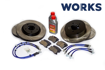 WORKS BP-1 Brake Package - 2009 to 2015 Lancer Ralliart