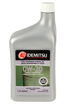 Idemitsu Motor Oil 0W-20