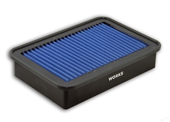 WORKS High-Flow Drop-In Air Filter - 2008+ Lancer