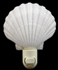 white scallop night light