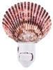 white scallop night light