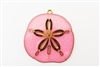 Pink Sand Dollar Sun Catcher