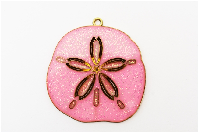 Pink Sand Dollar Sun Catcher