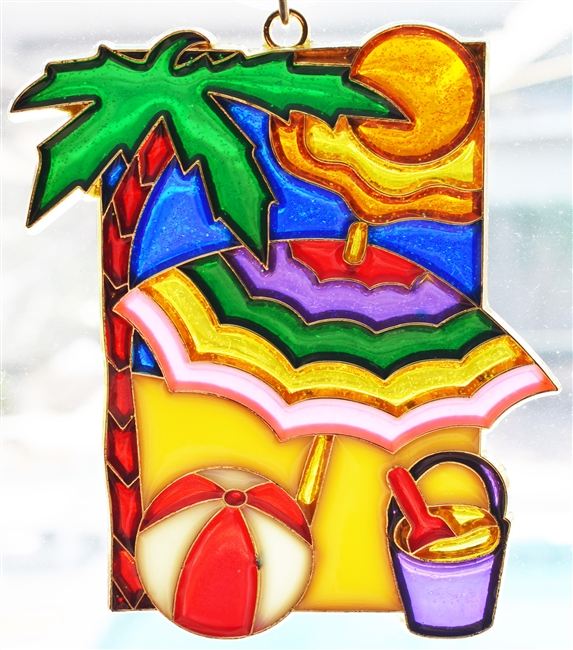 Beach Scene Suncatcher