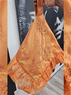 Chic Lap Scarf - CLS-Orange 3D Lace #240924115658