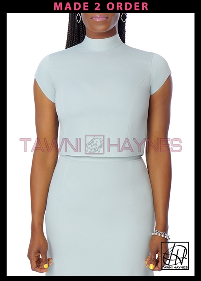 Tawni Haynes Cap Sleeve Crop Top