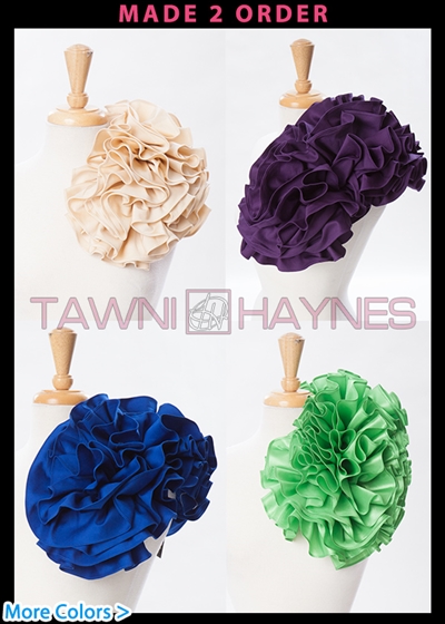 Tawni Haynes 1 Fabric: Extended Circle Flower Pin