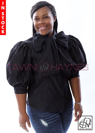 Tawni Haynes In-Stock Dark Denim W/ Black Stripe