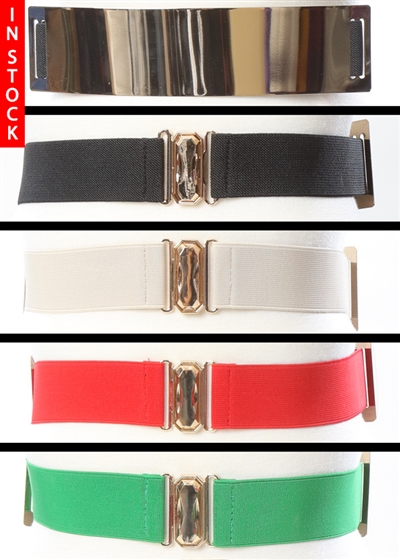 In Stock! Gold Plate Belt