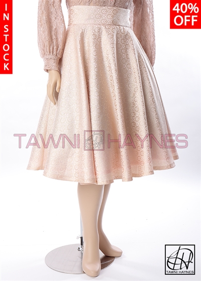 Tawni Haynes In Stock! Jacquard Swing Skirt