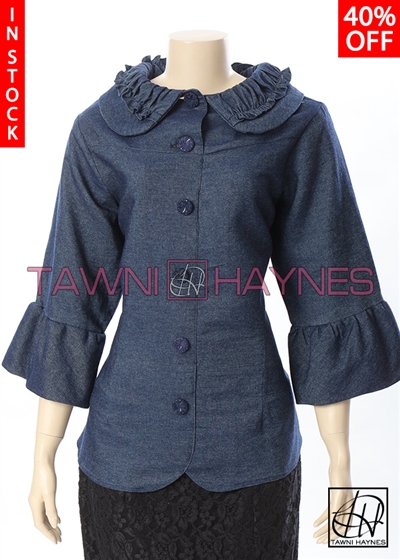 Tawni Haynes In-Stock Denim Jacket Shirt