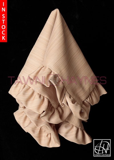 Tawni Haynes Lap Scarf - Tan Brocade