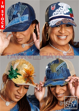 Tawni Haynes In-Stock Deconstructed Denim Snapback Hat