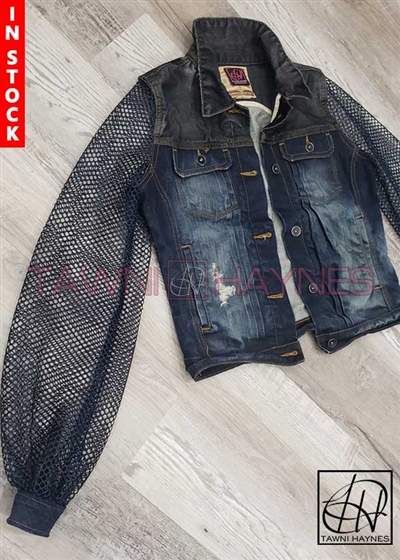 Tawni Haynes In-Stock Denim Upcycle Jacket