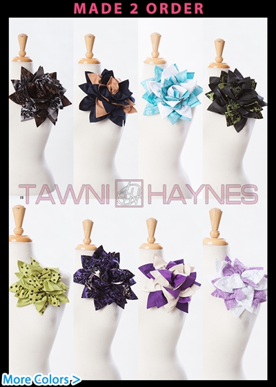 Tawni Haynes 2 Fabric: Petal Flower Pins