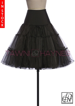 Tawni Haynes In Stock! Black Petticoat