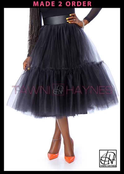 Tiered Tulle Skirt