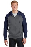 Sport-Tek Men's Varsity Fleece Full-Zip Hooded Jacket