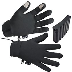 Touchscreen Weightless Battery Heated Glove Liners by ActiVHeat