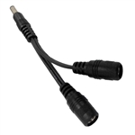 Power Cable Splitter Adaptor with TWO Power Sockets
