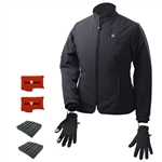 ActiVHeat Women's TurboHeat Jacket + Heated Glove Liners All Day Ultra Bundle