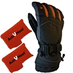 ActiVHeat WX4 Weightless Rechargeable Battery Heated Crossover Men's Glove Ultimate Bundle