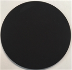3" black anodized aluminum