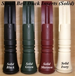 Small Bell Solid Color Duck Call Insert