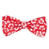 The Worthy Dog Aloha Coral Bow Tie