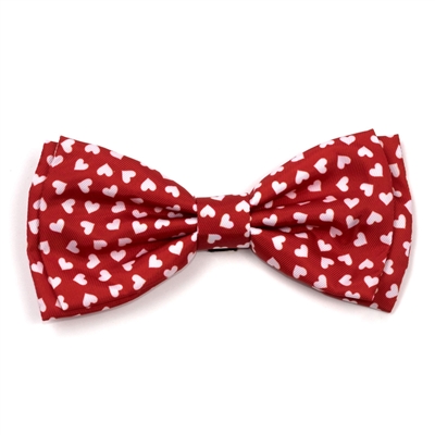 The Worthy Dog Hearts Bow Tie