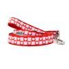 The Worthy Dog Colorblock Hearts Dog Lead