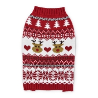DOGO Reindeer Fair Isle Sweater