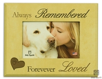 Always Remembered 7"x9" Picture Frame