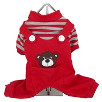Animal Overalls Dog Pajama-Bear
