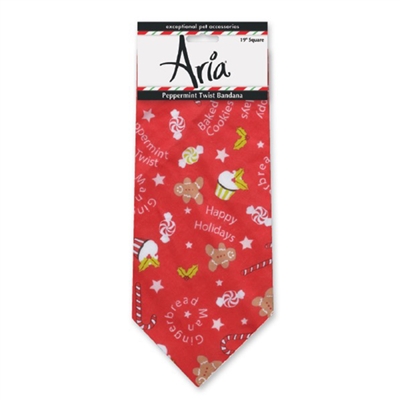 Aria Peppermint Twist Bandanas