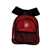 ClassicRuff Backpack for Dogs-Red