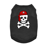 Doggie Design Pirate Skull Red Bandana Tank