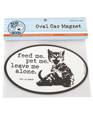 Feed Me Pet Me Car Magnet