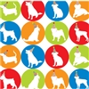 Pet Friendly Gift Wrap-Dog Party Silhouettes
