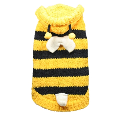 Hip Doggie Chenille Bumble Bee Hoodie