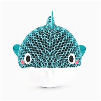 HugSmart Mini Ocean Pal Spiky Ball Dog Toy-Dolphin