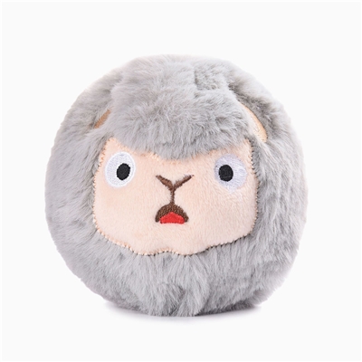 HugSmart Sheep 2 in 1 Zoo Ball Dog Toy