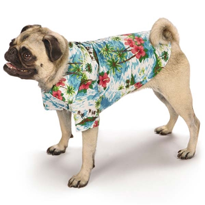 Hawaiian Breeze Dog Camp Shirt