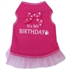 It's My Birthday Ribbon Bow Dog Dress