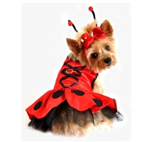 Lady Bug Fairy Dog Costume Harness