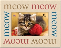Meow Meow Meow 7"x9" Picture Frame