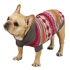 Northern Lights Dog Sweater-Raspberry