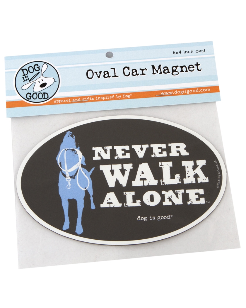 Never Walk Alone Car Magnet