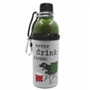 Never Drink Alone Pet Water Bottle with Roller Ball