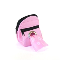 POOCH POUCH - PINK Backpack Dispenser & Biodegradable Waste Pick-Up Bags